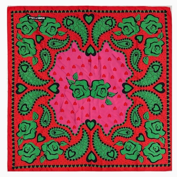 bimba y lola Accessories - Bimba Y Lola 🌹 Bandana / Folk Print Scarf Anthropologie